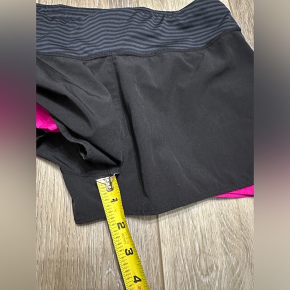 🛍️MPG black shorts with pink undershorts with zipper pocket size S - Picture 7 of 8